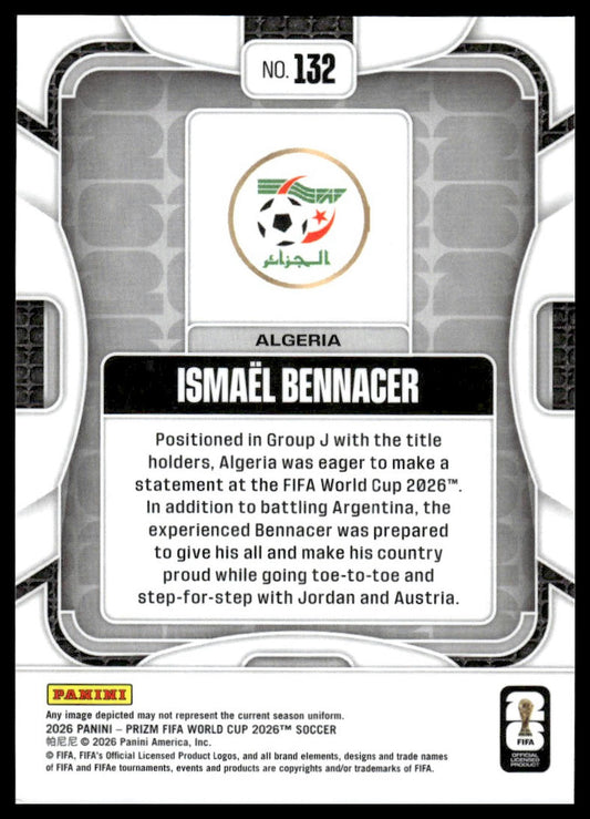 2026 Panini Prizm FIFA World Cup #132 Ismael Bennacer Silver Prizm