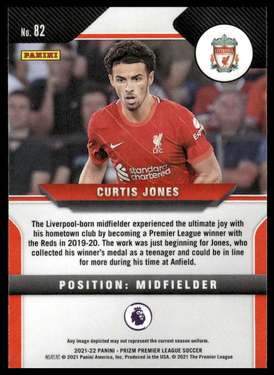 2021-22 Panini Prizm Premier League #82 Curtis Jones