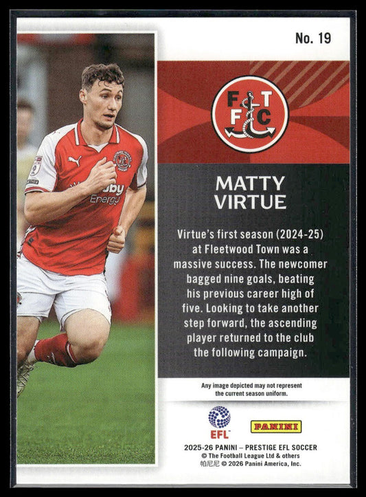 2025-26 Panini Prestige EFL #19 Matty Virtue Power House