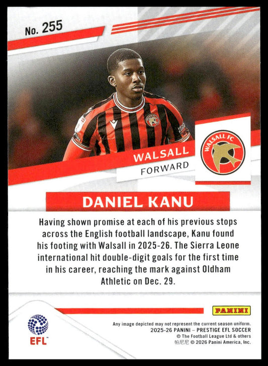 2025-26 Panini Prestige EFL #255 Daniel Kanu
