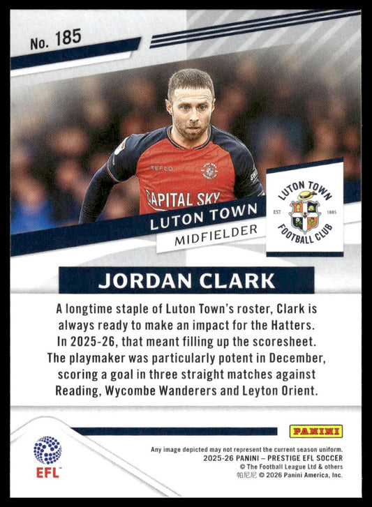 2025-26 Panini Prestige EFL #185 Jordan Clark