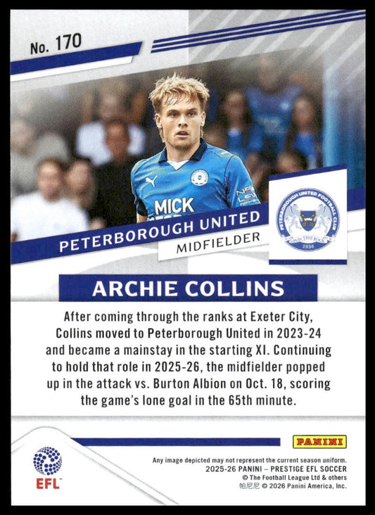 2025-26 Panini Prestige EFL #170 Archie Collins