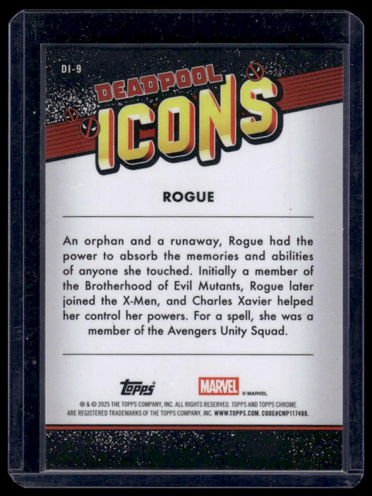 2025 Topps Chrome Deadpool #DI-9 Rogue Deadpool Icons