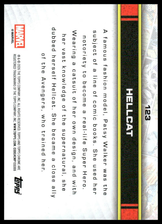 2026 Topps Chrome Marvel Comics #123 Hellcat