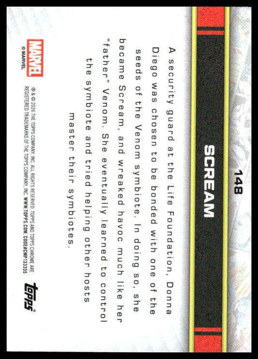 2026 Topps Chrome Marvel Comics #148 Scream