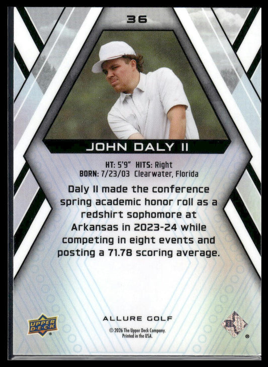 2026 Upper Deck Allure #36 John Daly II