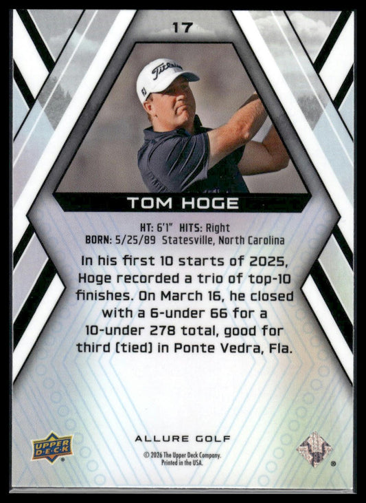 2026 Upper Deck Allure #17 Tom Hoge