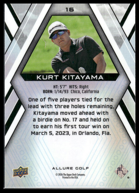 2026 Upper Deck Allure #16 Kurt Kitayama