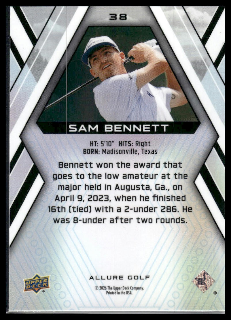 2026 Upper Deck Allure #38 Sam Bennett
