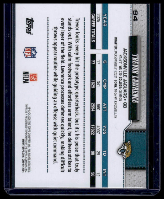 2026 Topps Football #94 Trevor Lawrence