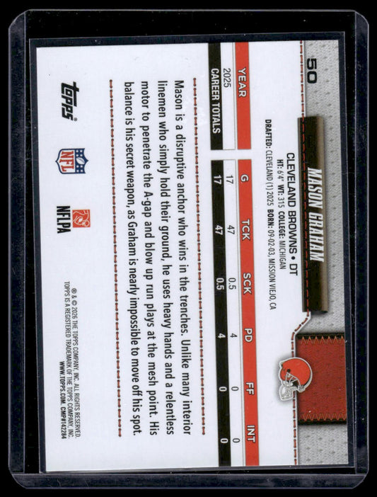 2026 Topps Flagship #50 Mason Graham