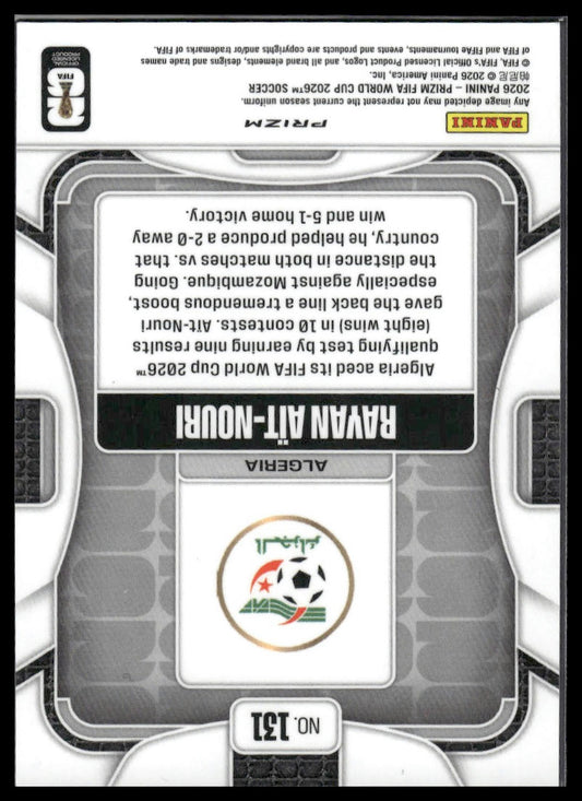 2026 Panini Prizm FIFA World Cup #131 Rayan Ait-Nouri Disco Prizm