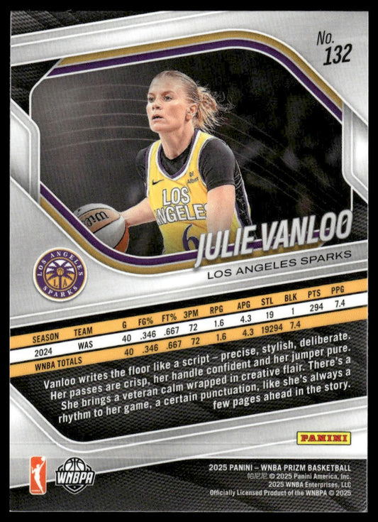 2025 Panini Prizm WNBA #132 Julie Vanloo