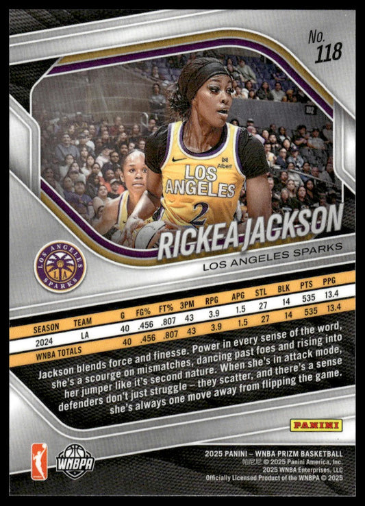 2025 Panini Prizm WNBA #118 Rickea Jackson