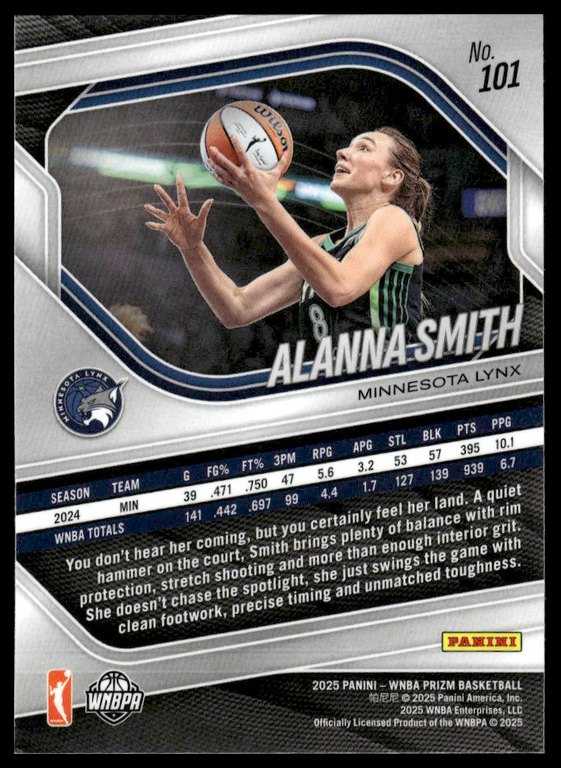 2025 Panini Prizm WNBA #101 Alanna Smith