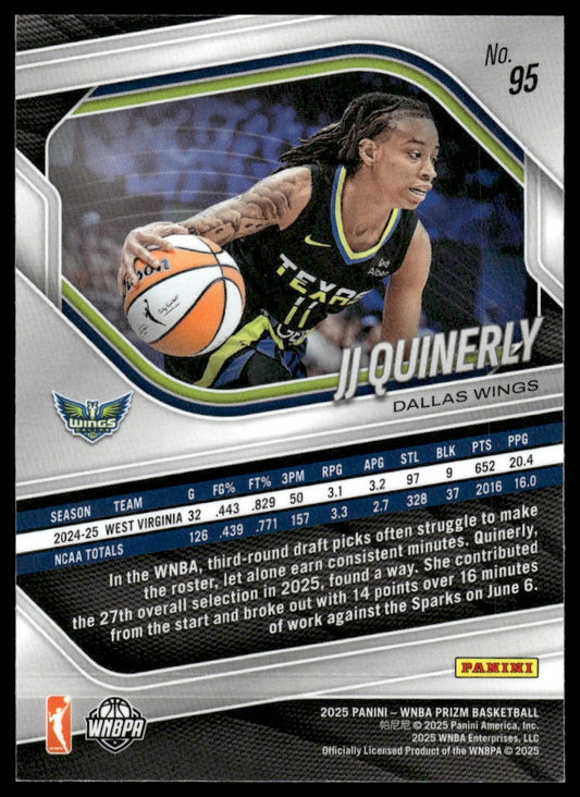 2025 Panini Prizm WNBA #95 JJ Quinerly
