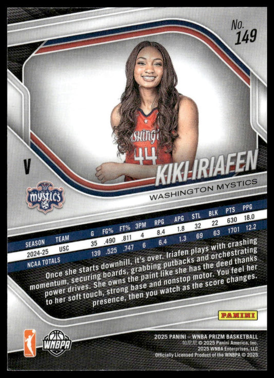 2025 Panini Prizm WNBA #149 Kiki Iriafen