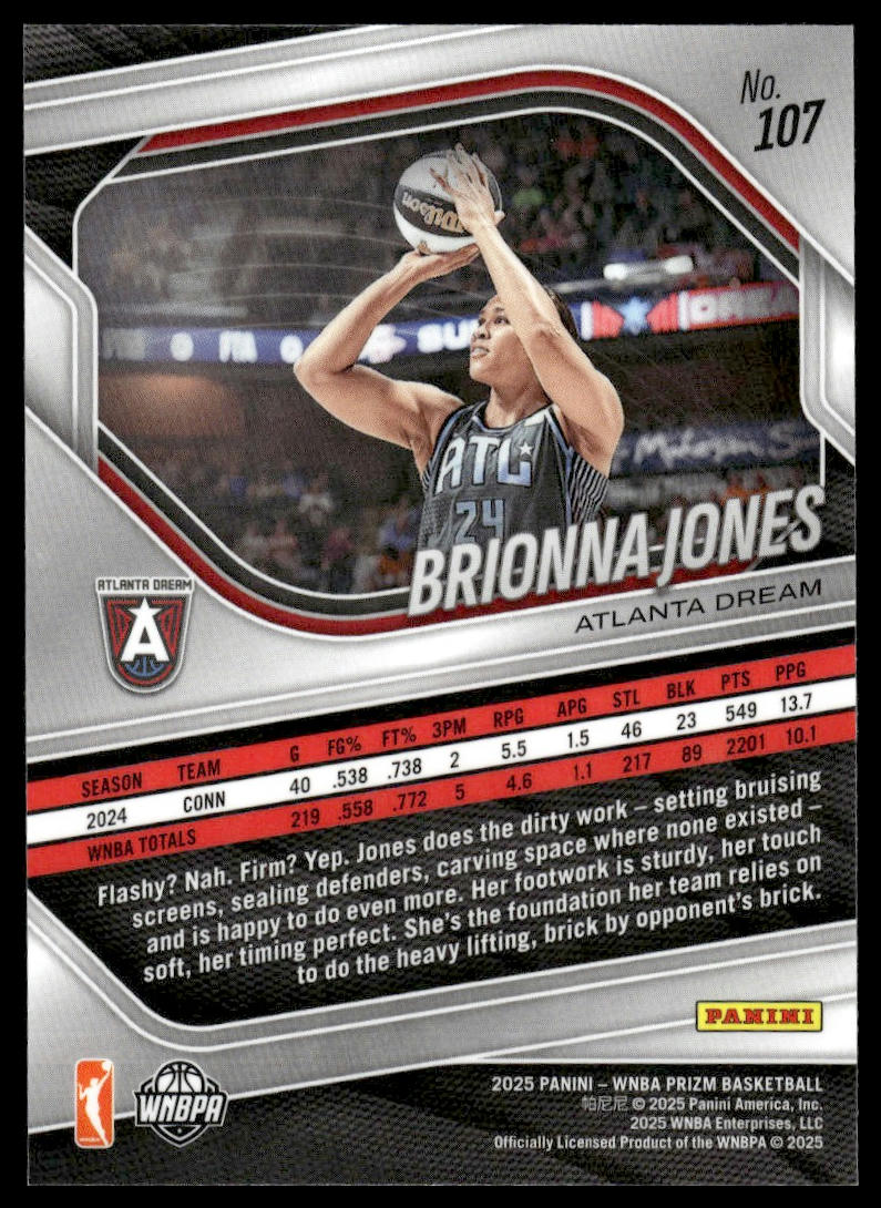 2025 Panini Prizm WNBA #107 Brionna Jones