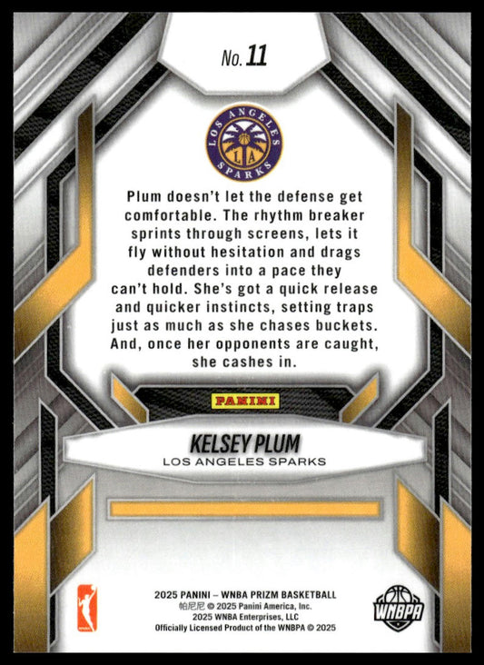 2025 Panini Prizm WNBA #11 Kelsey Plum Fearless