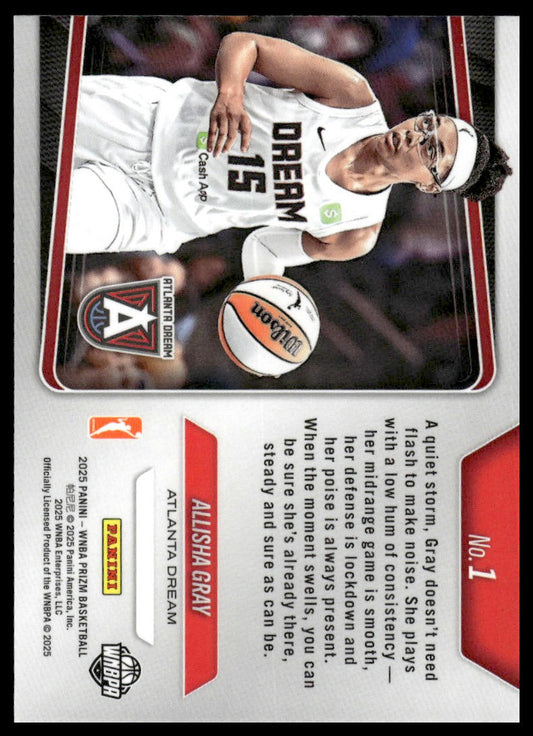 2025 Panini Prizm WNBA #1 Allisha Gray Top Tier