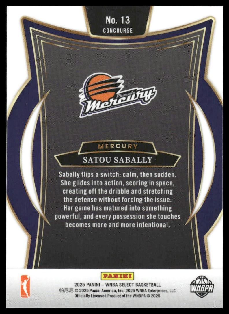 2025 Panini Select WNBA #13 Satou Sabally