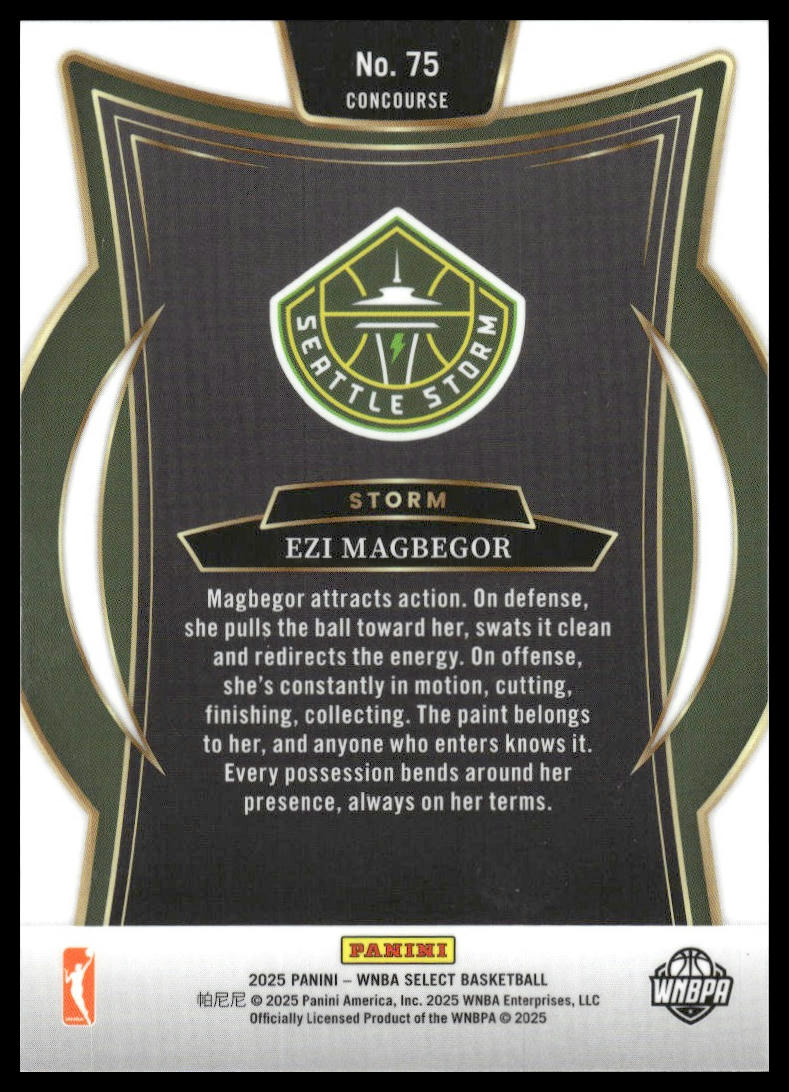 2025 Panini Select WNBA #75 Ezi Magbegor