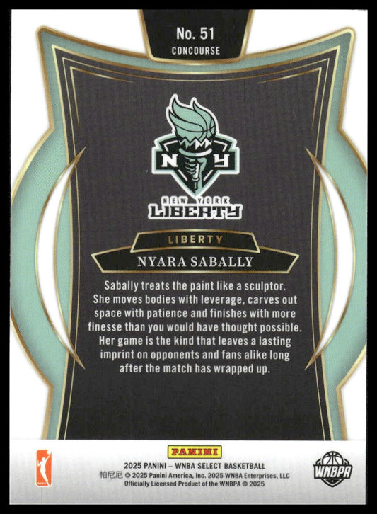 2025 Panini Select WNBA #51 Nyara Sabally