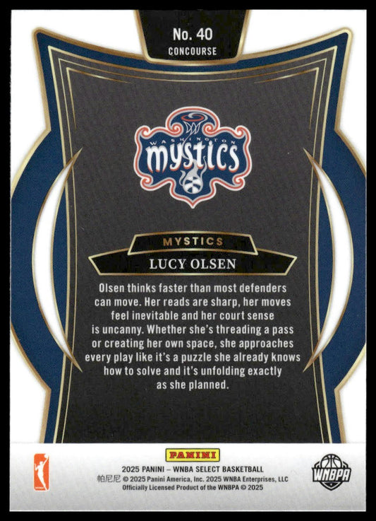 2025 Panini Select WNBA #40 Lucy Olsen