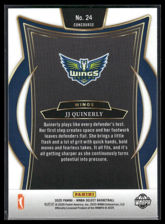 2025 Panini Select WNBA #24 JJ Quinerly