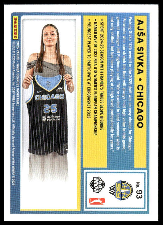 2025 Donruss WNBA #93 Ajsa Sivka