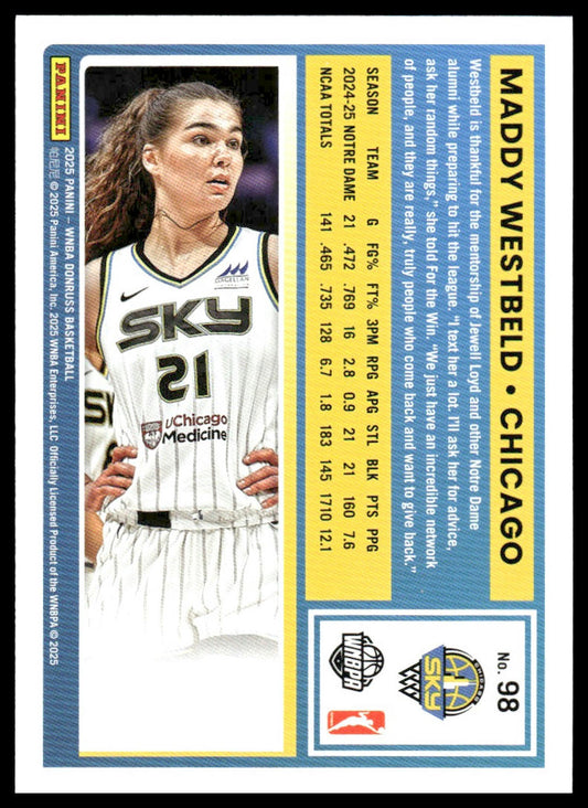 2025 Donruss WNBA #98 Maddy Westbeld