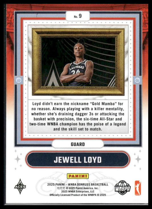 2025 Donruss WNBA #9 Jewell Loyd Franchise Features