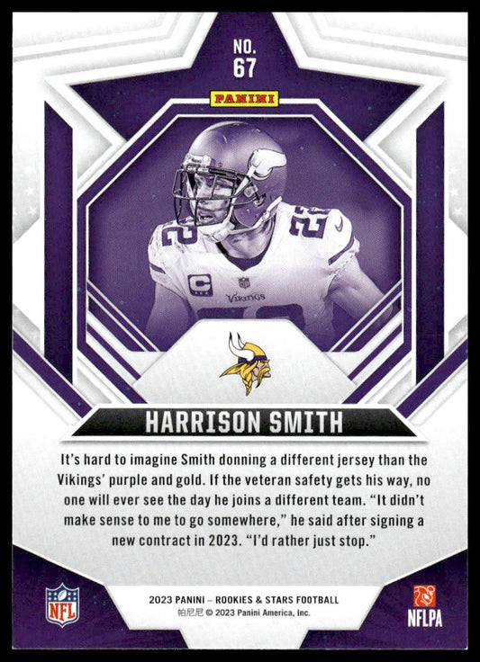 2023 Panini Rookies & Stars #67 Harrison Smith Longevity