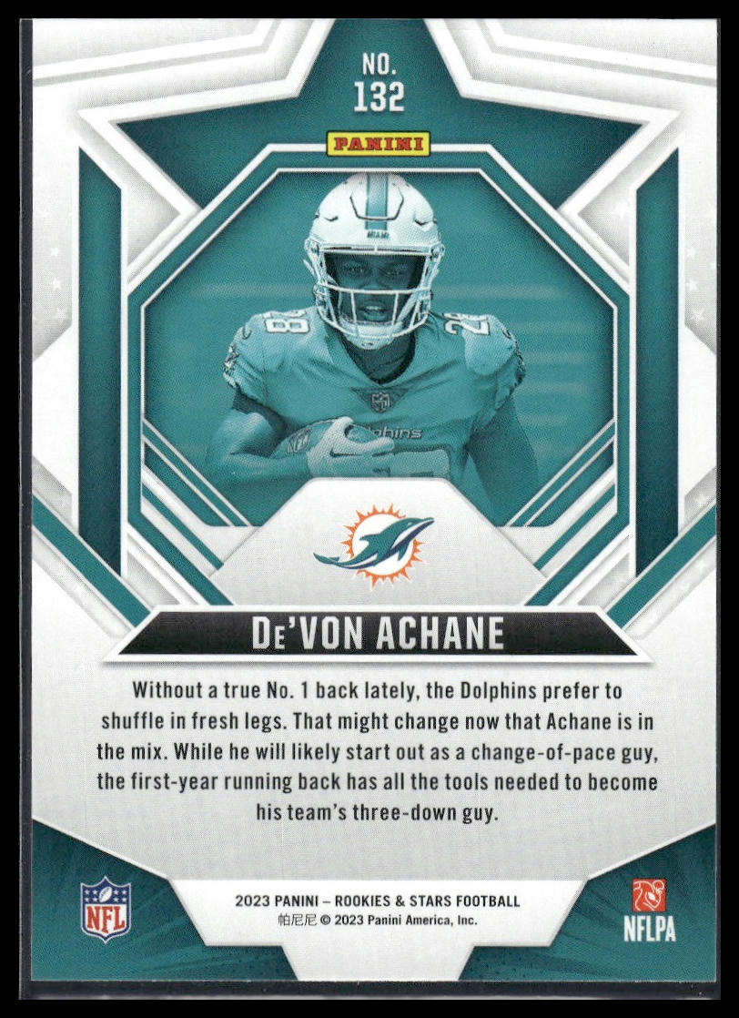2023 Panini Rookies & Stars #132 De'Von Achane Longevity