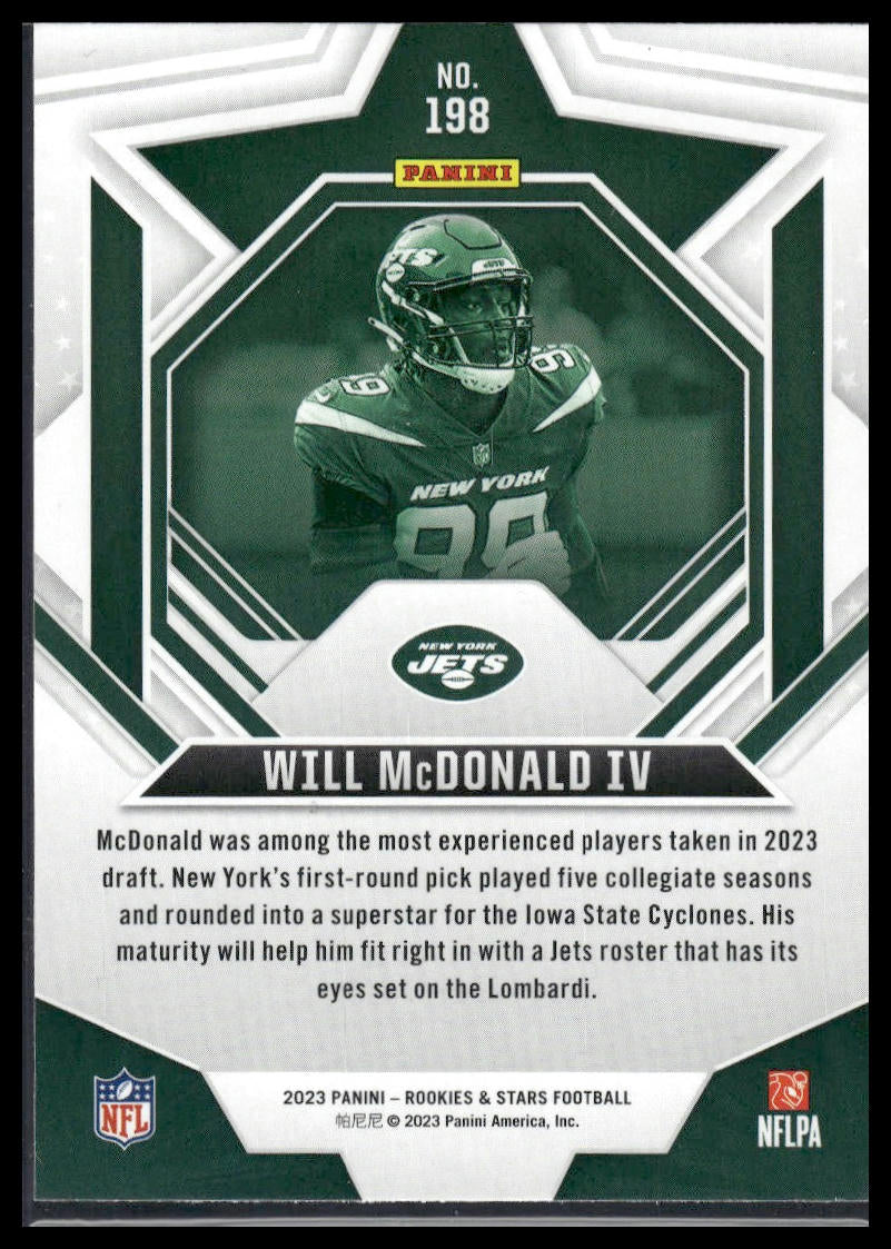 2023 Panini Rookies & Stars #198 Will McDonald IV