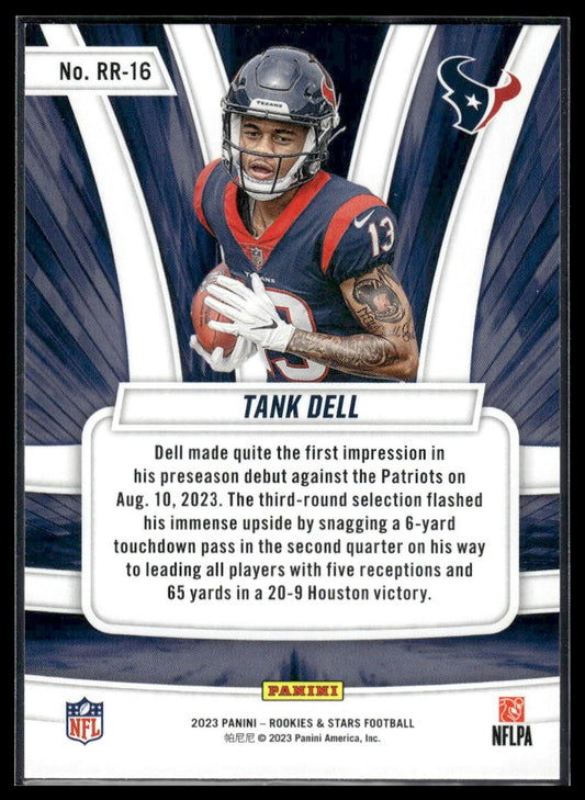 2023 Panini Rookies & Stars #RR-16 Tank Dell Rookie Rush Longevity
