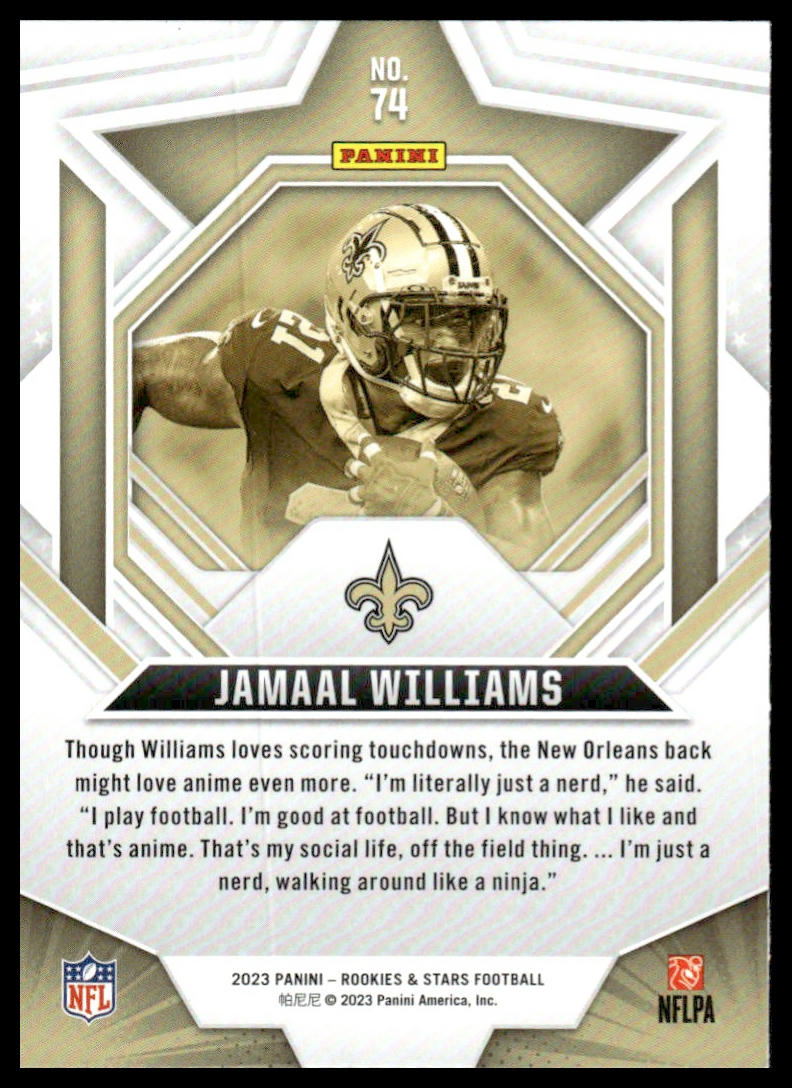 2023 Panini Rookies & Stars #74 Jamaal Williams Longevity