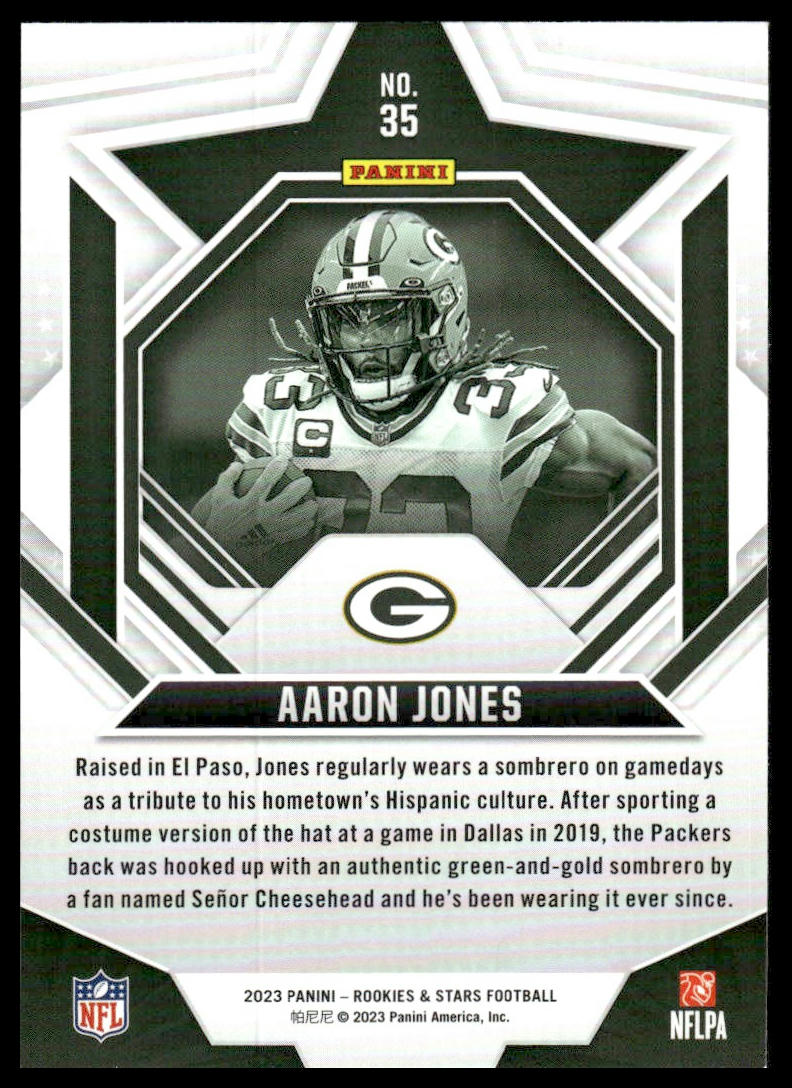 2023 Panini Rookies & Stars #35 Aaron Jones Longevity