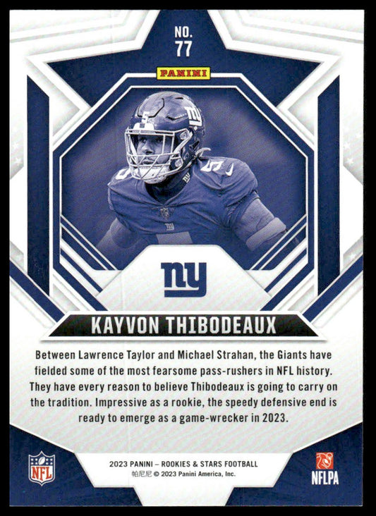 2023 Panini Rookies & Stars #77 Kayvon Thibodeaux Green