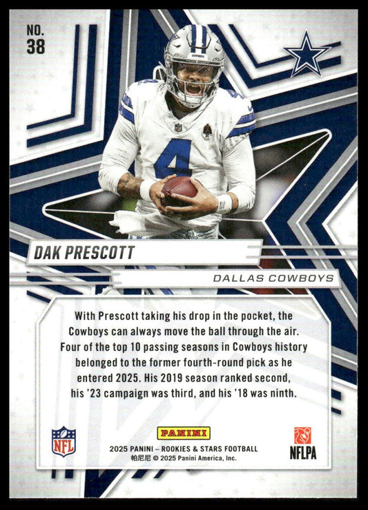 2025 Panini Rookies & Stars #38 Dak Prescott