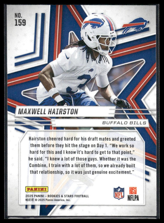 2025 Panini Rookies & Stars #159 Maxwell Hairston Red