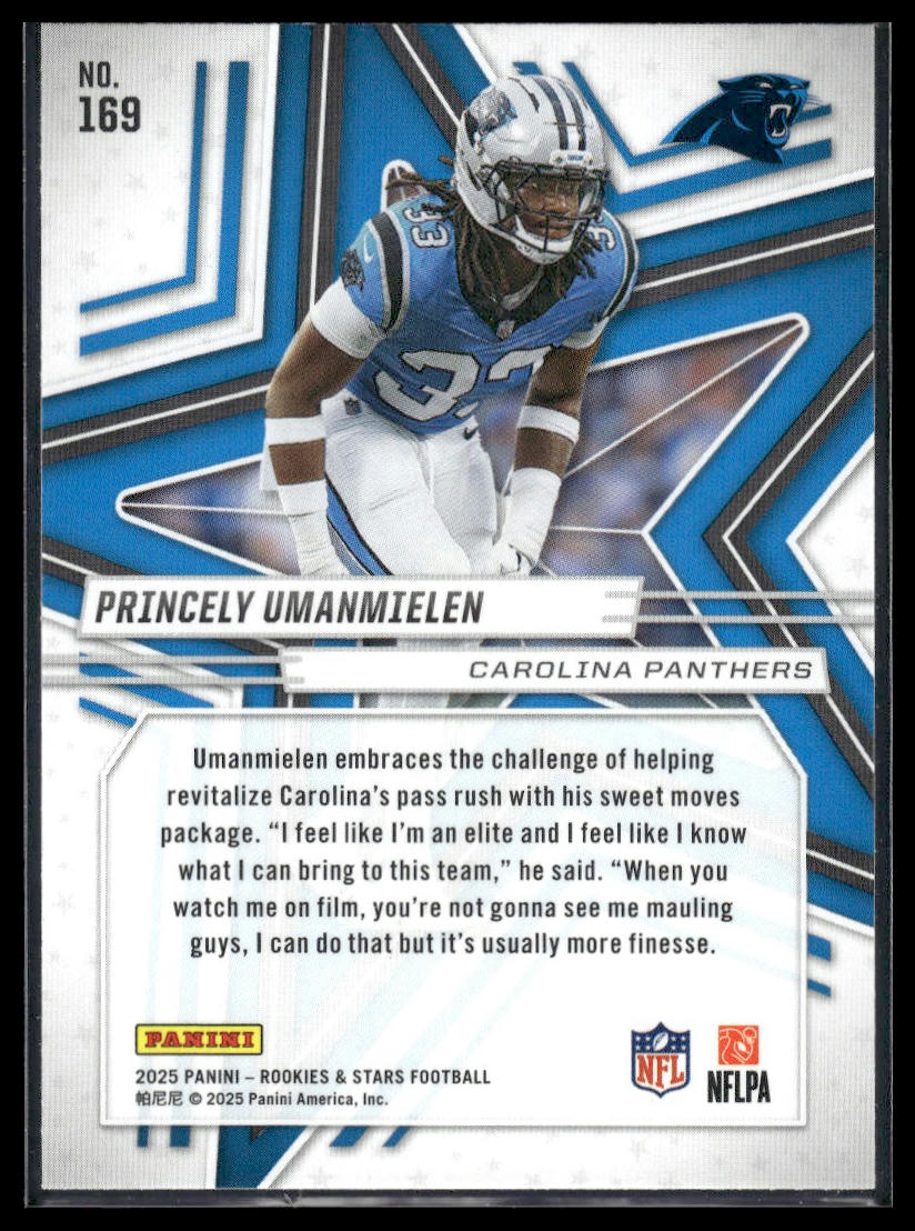 2025 Panini Rookies & Stars #169 Princely Umanmielen