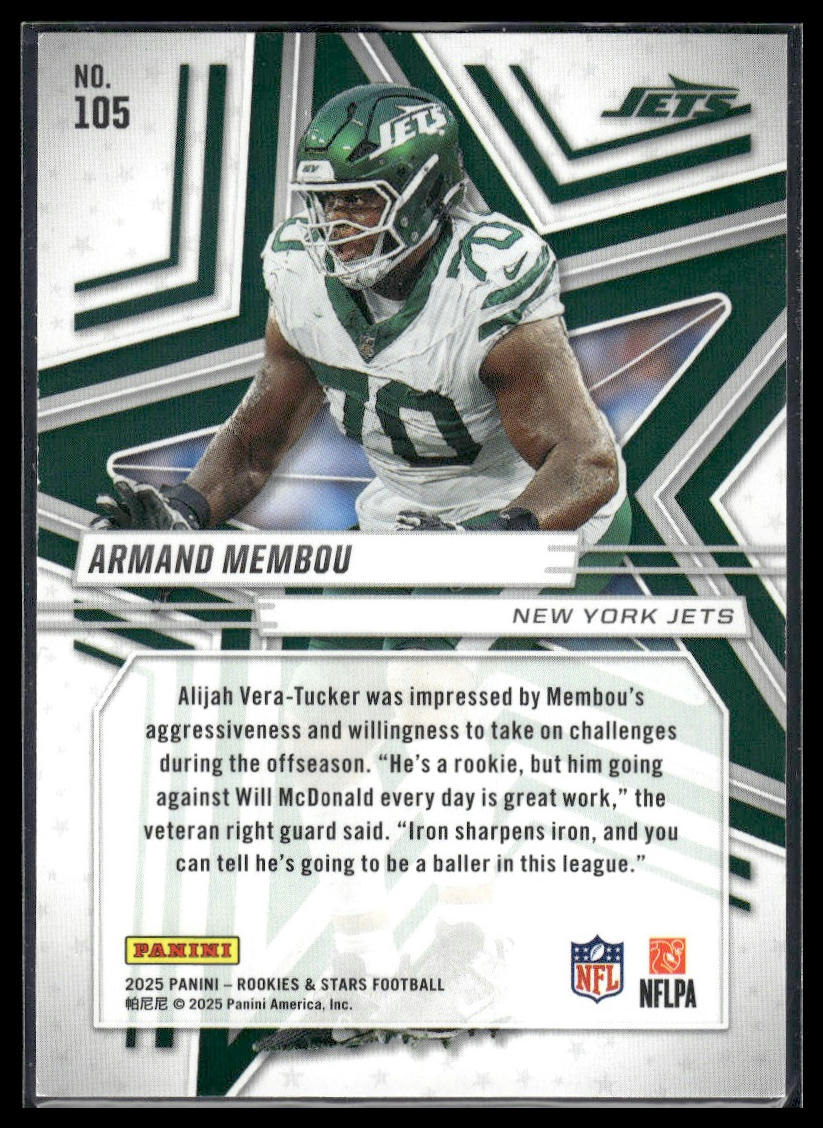 2025 Panini Rookies & Stars #105 Armand Membou