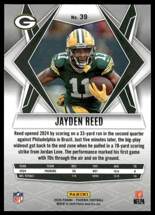 2025 Panini Phoenix #39 Jayden Reed