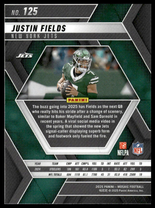 2025 Panini Mosaic #125 Justin Fields