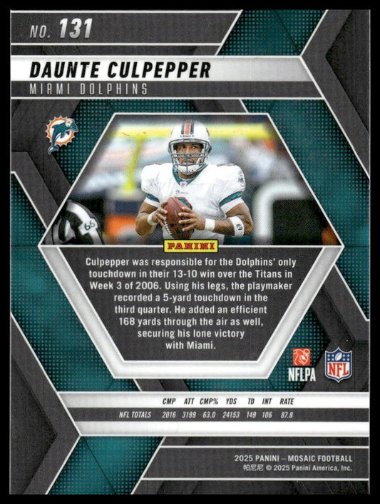 2025 Panini Mosaic #131 Daunte Culpepper
