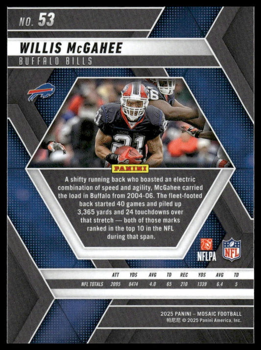 2025 Panini Mosaic #53 Willis McGahee
