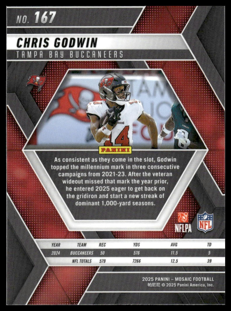 2025 Panini Mosaic #167 Chris Godwin