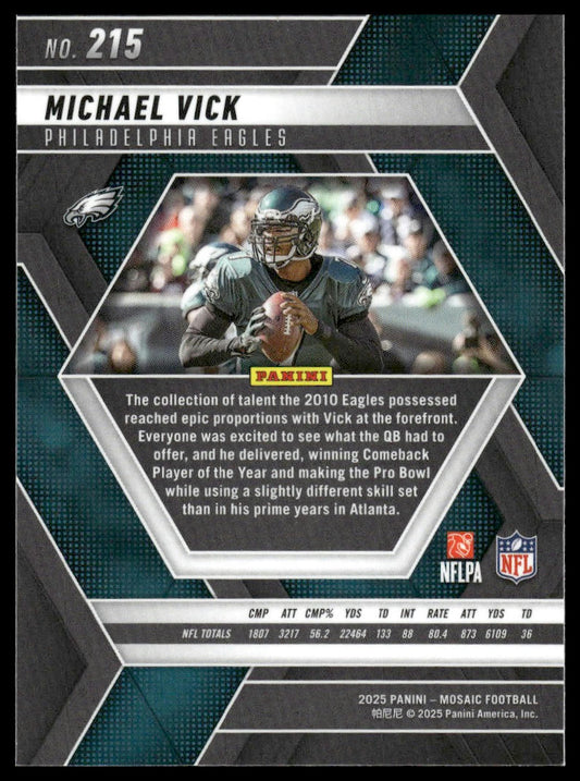 2025 Panini Mosaic #215 Michael Vick