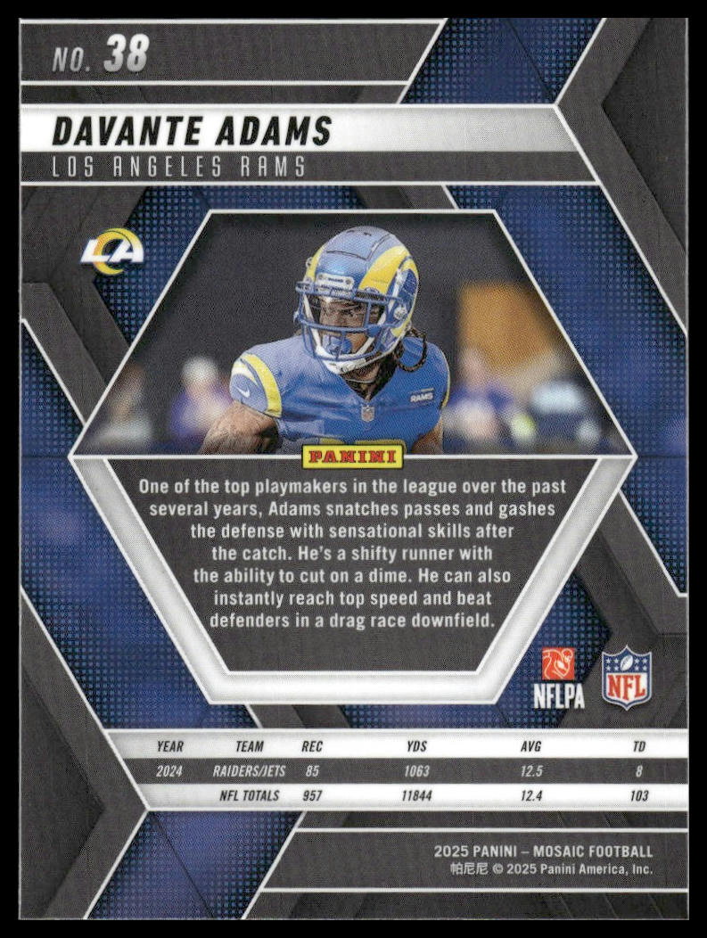 2025 Panini Mosaic #38 Davante Adams